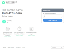 Tablet Screenshot of deal4you.com